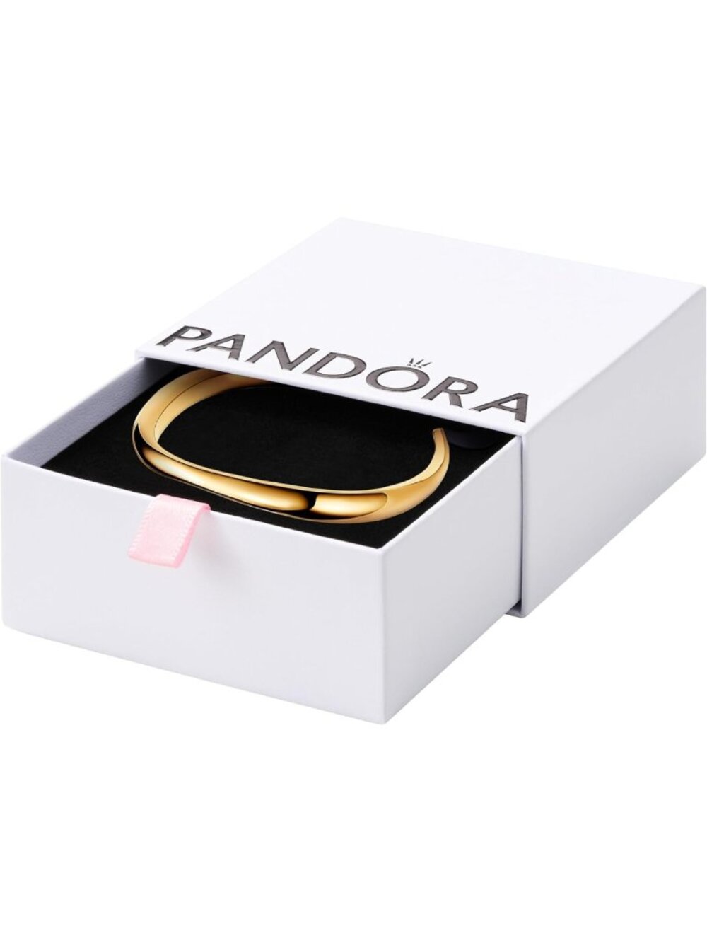 Organically Shaped Open Bangle - Elegant Adjustable Bracelet for Everyday Wear